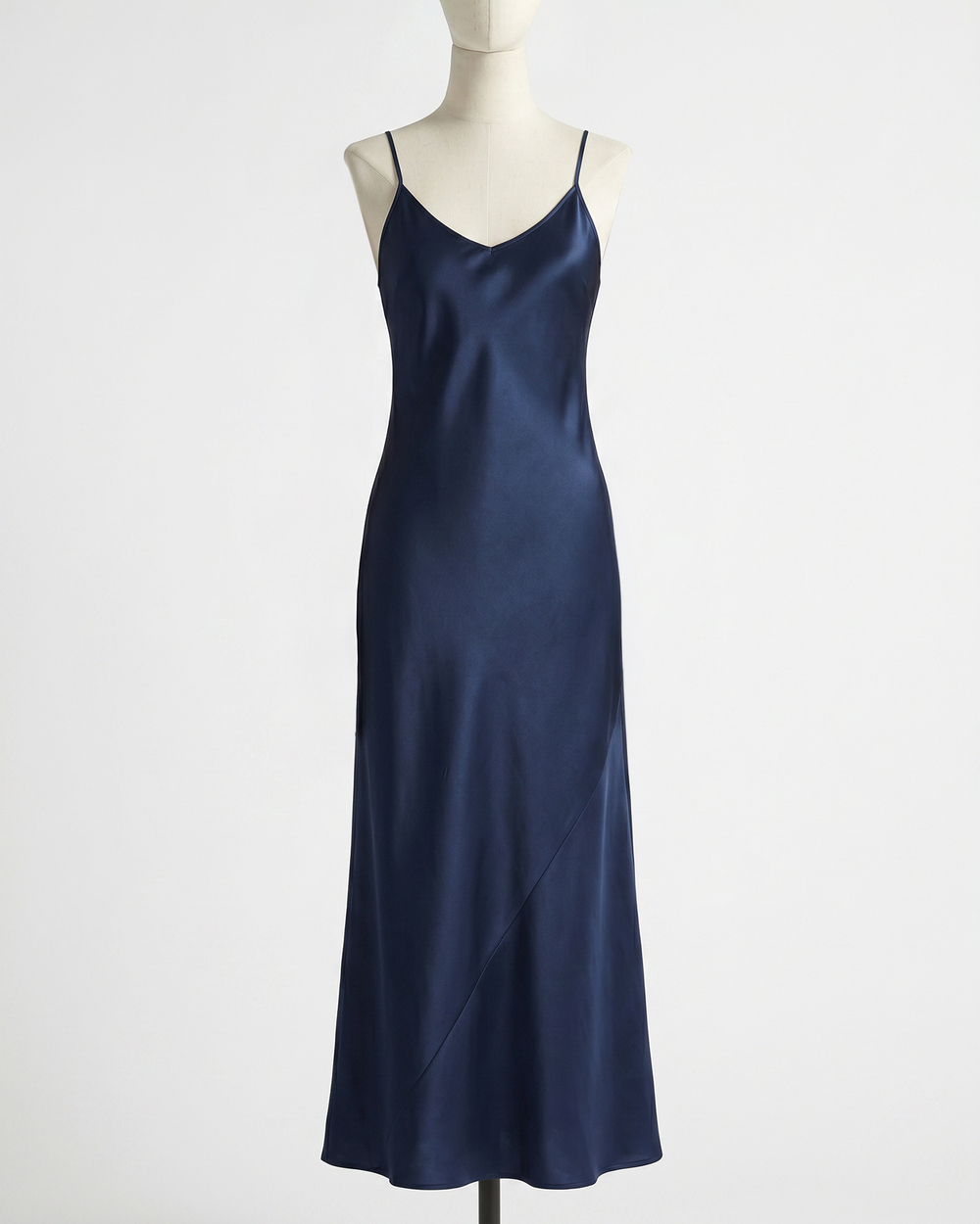 100% Washable Silk Maxi Slip Dress
